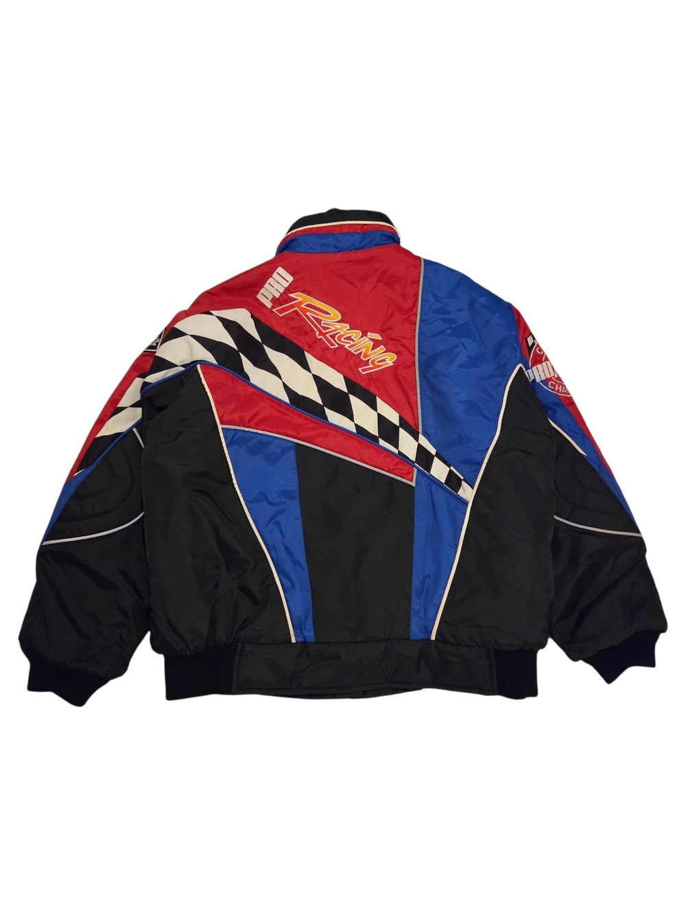 Vintage Choko Design Pro Racing Champion Full-Zip Fleece Lined Racing Jacket - Picture 3 of 16